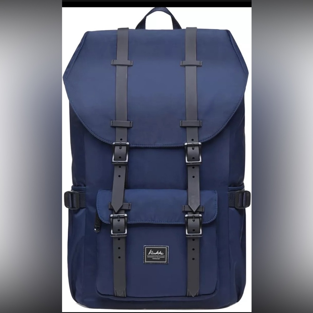 KAUKKO Laptop Travel Backpack, Outdoor Rucksack Fits 15.6 Inch Laptop